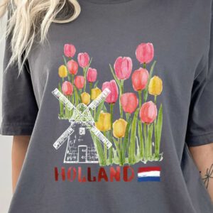 Holland Tulip T-Shirt – Bring a Blooming Piece of Holland Everywhere